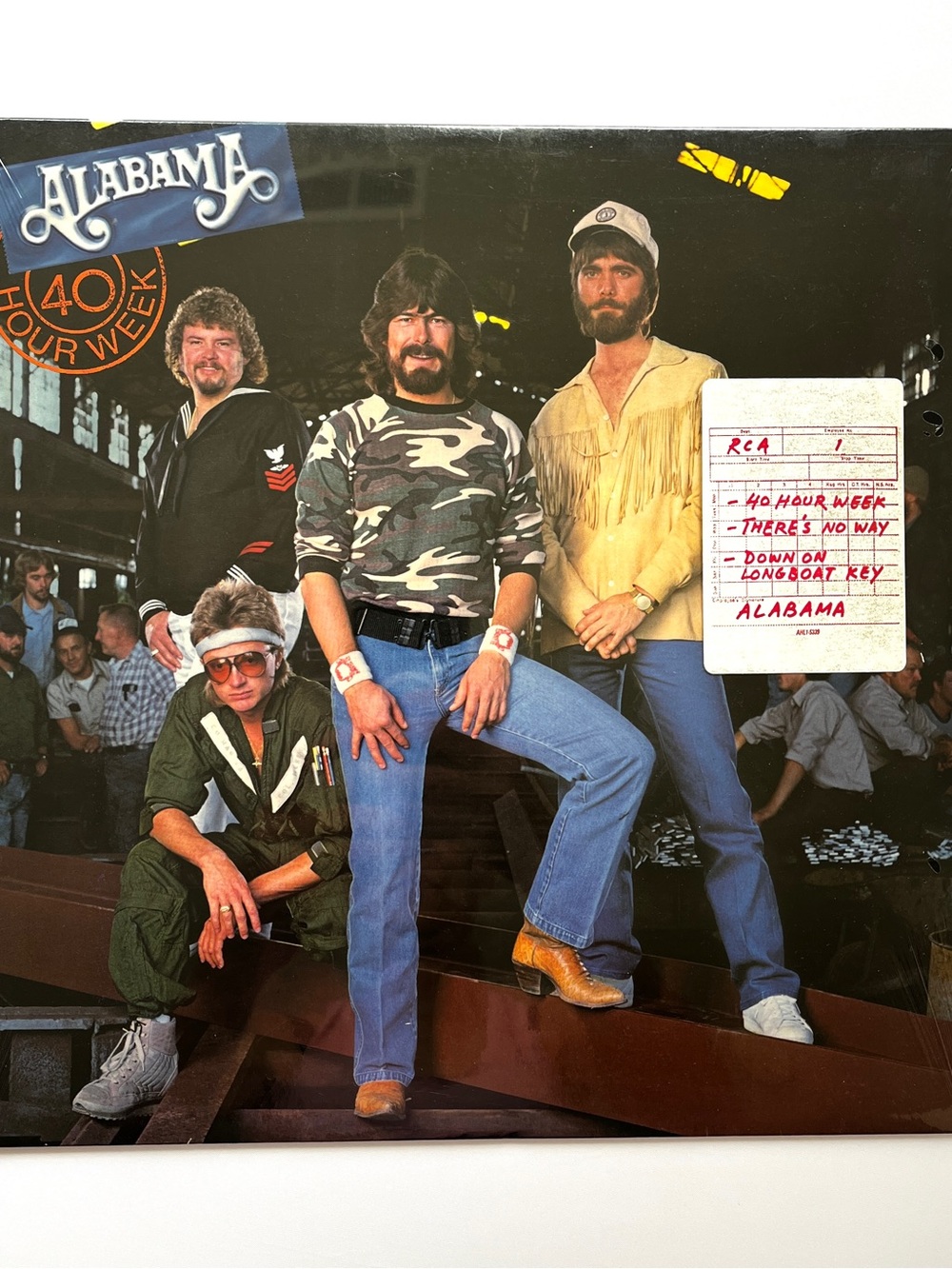 NWT Alabama 40 Hour Week Vinyl LP Record 1985 Vintage Factory Sealed Brand New